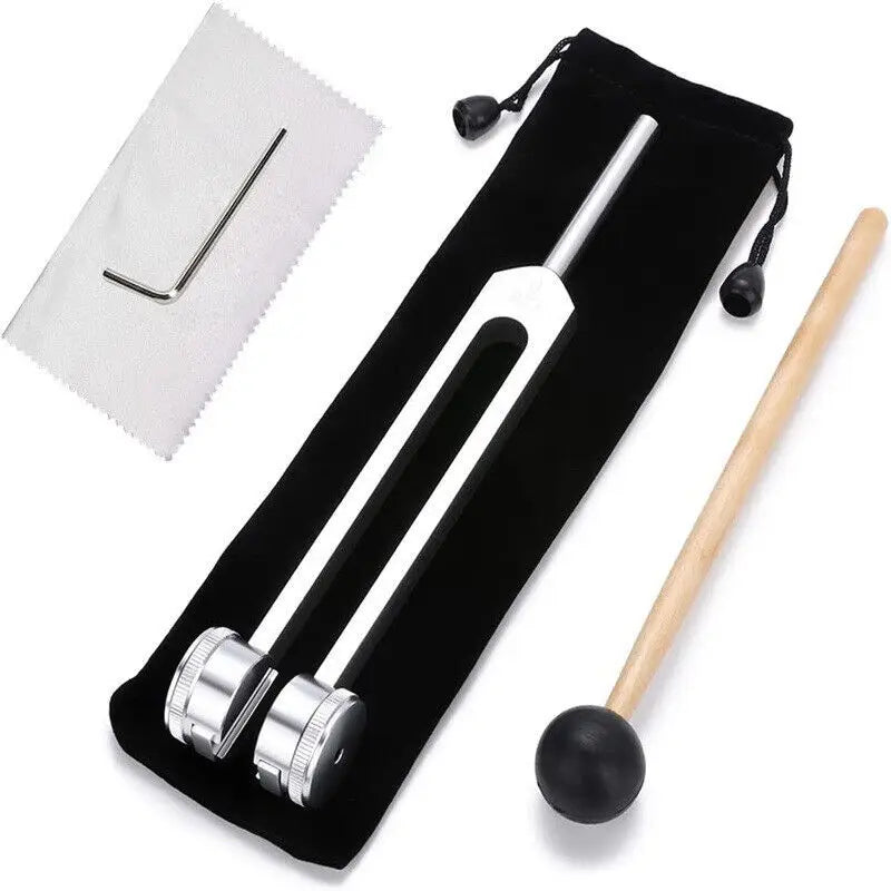 128 Hz fork — with mallet and pouch