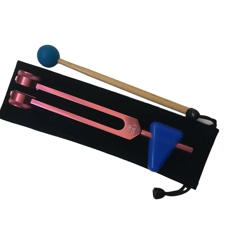 136.1 Hz fork — Rose Pink finish