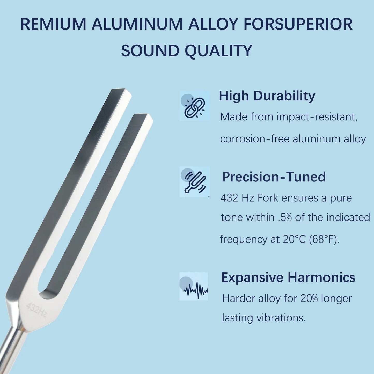 432 Hz fork — lifestyle in use