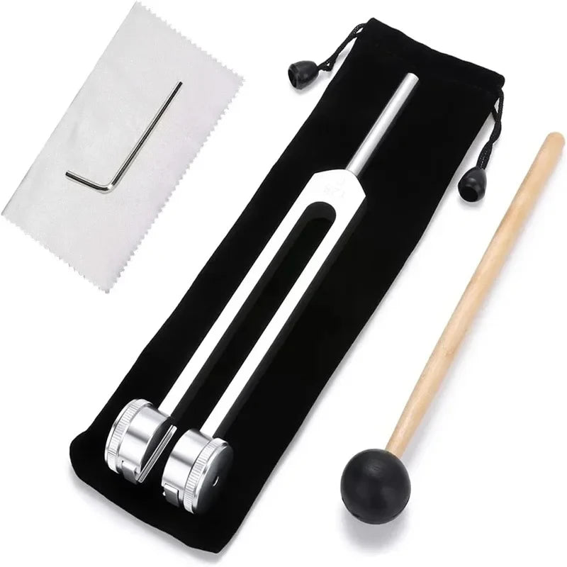 128 Hz Body Healing Tuning Fork - aluminum-alloy, sound-therapist grade