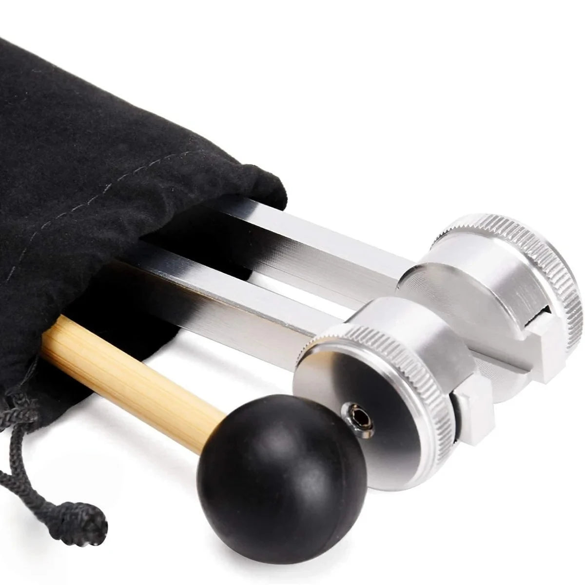 528 Hz fork — with mallet and bag